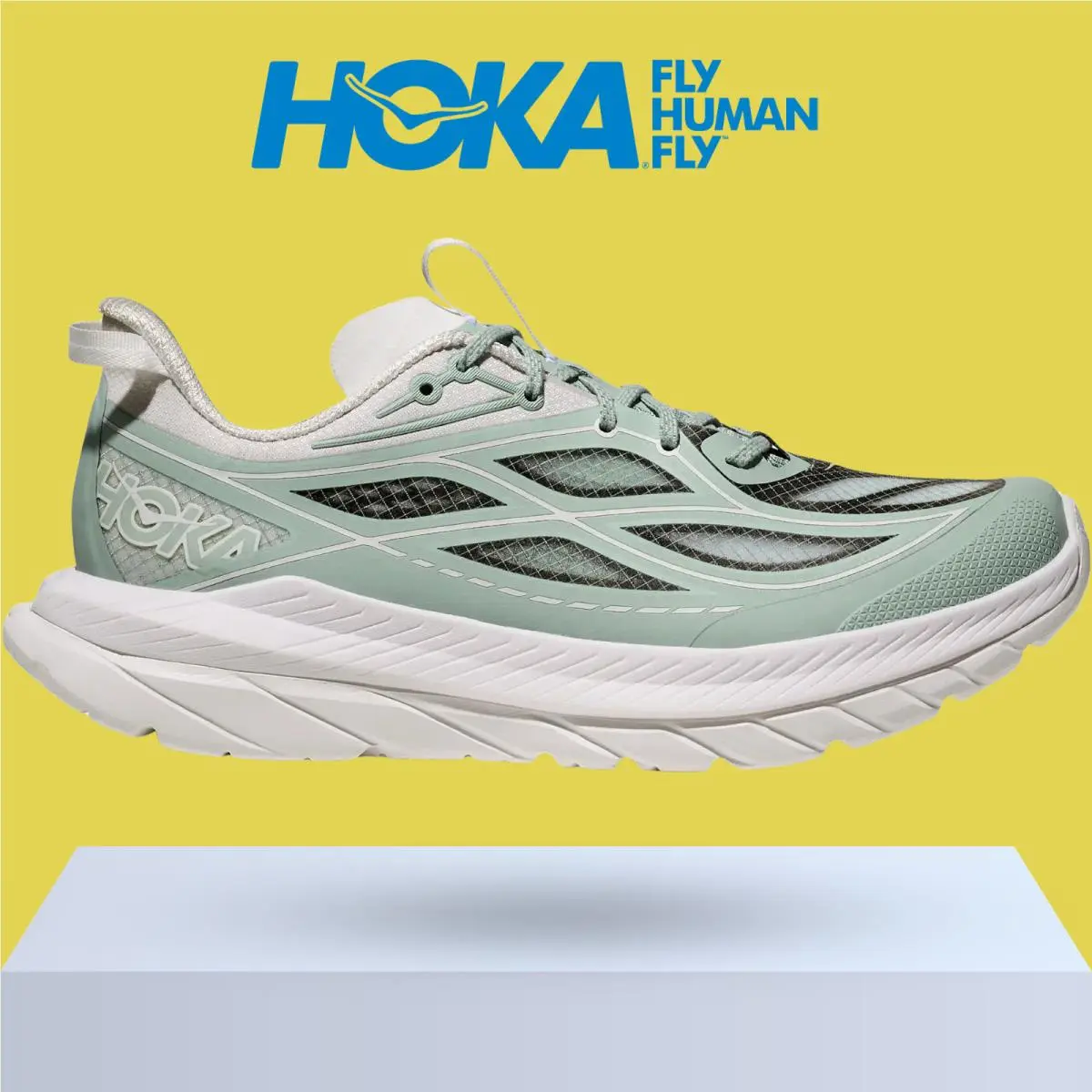 Hoka shoes - Hoka One One Mach Remastered - Alabaster/Cherry Syrup 9