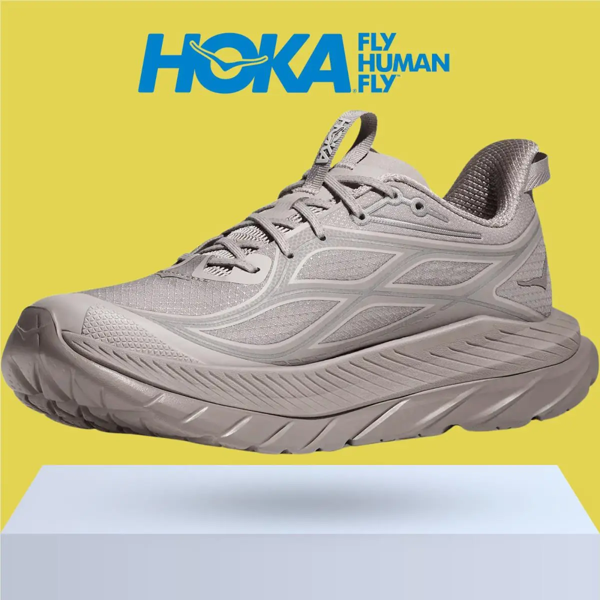 Hoka shoes - Hoka One One Mach Remastered - Alabaster/Cherry Syrup 25
