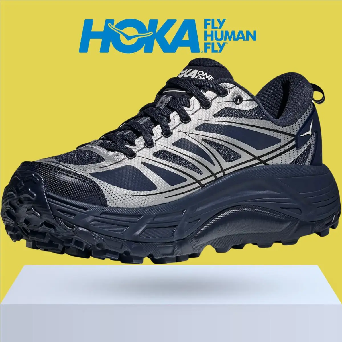 Hoka shoes - Hoka One One Mafate Speed 2 - White/Lunar Rock 15