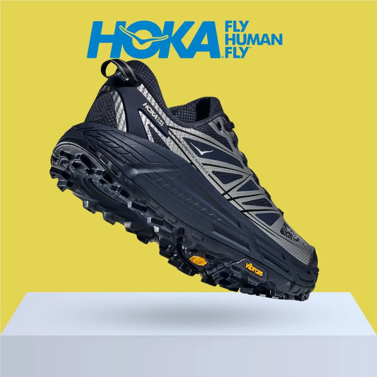 Hoka shoes - Hoka One One Mafate Speed 2 - White/Lunar Rock 18