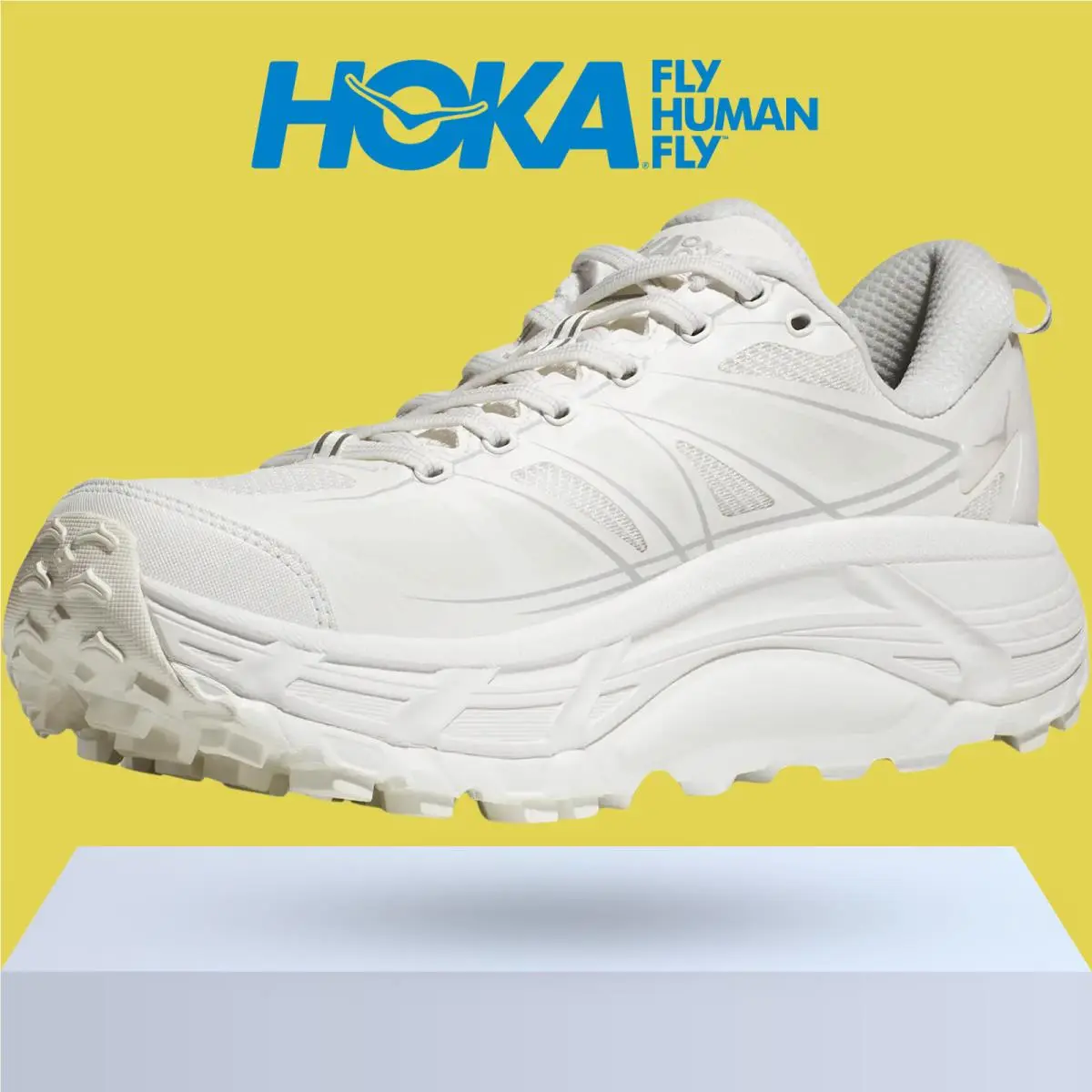 Hoka shoes - Hoka One One Mafate Speed 2 - White/Lunar Rock 5