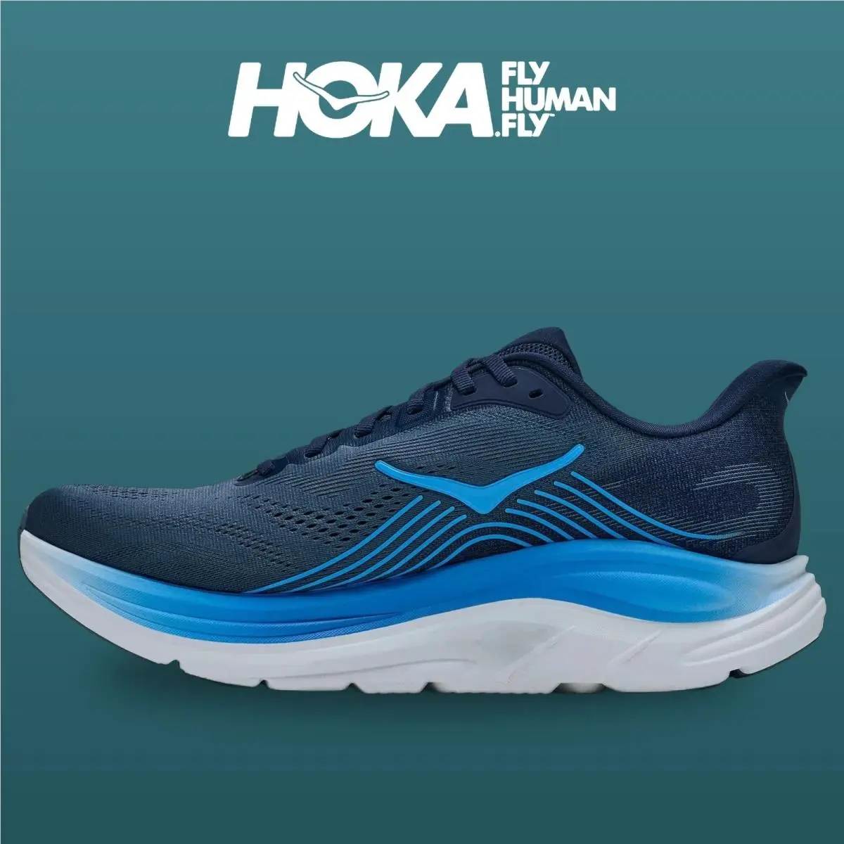 Hoka shoes - HOKA Clifton 11 Extra Wide - 1176572-VFD - Varsity Navy/Faded Navy 11