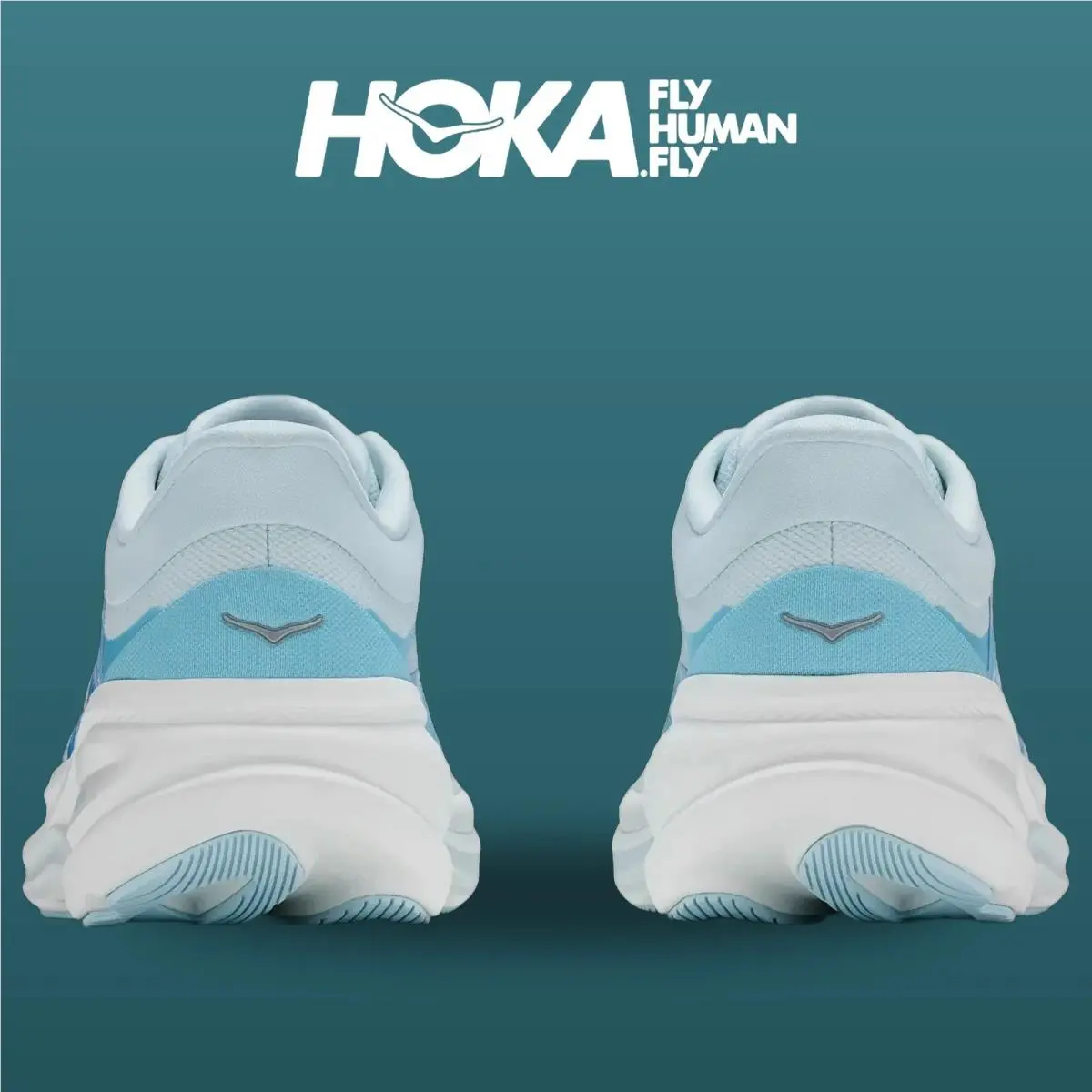 Hoka shoes - HOKA Clifton Pro Wide - Clifton Pro Wide - 1176530-GMR - Glimmering Blue/Soaring Blue 2