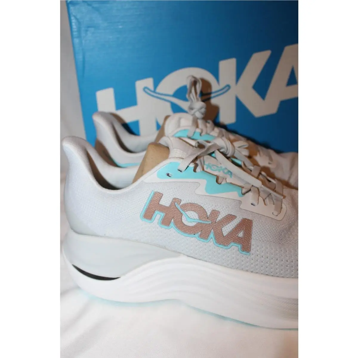 Hoka shoes - Hoka One One Skyward X - WHITE BLUE 2