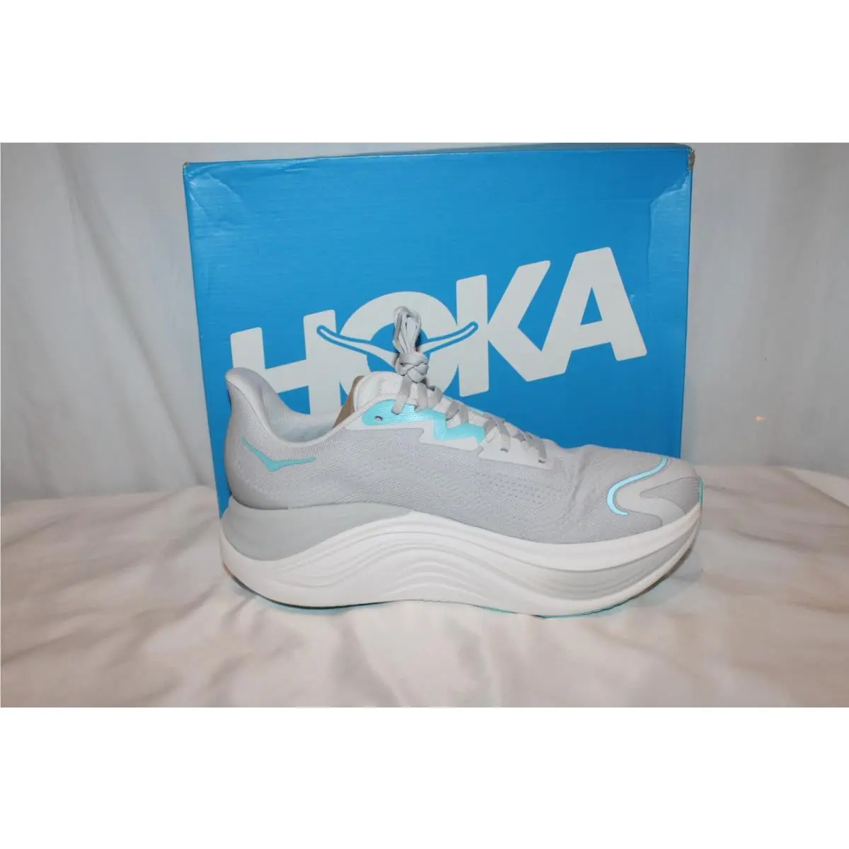 Hoka shoes - Hoka One One Skyward X - WHITE BLUE 3