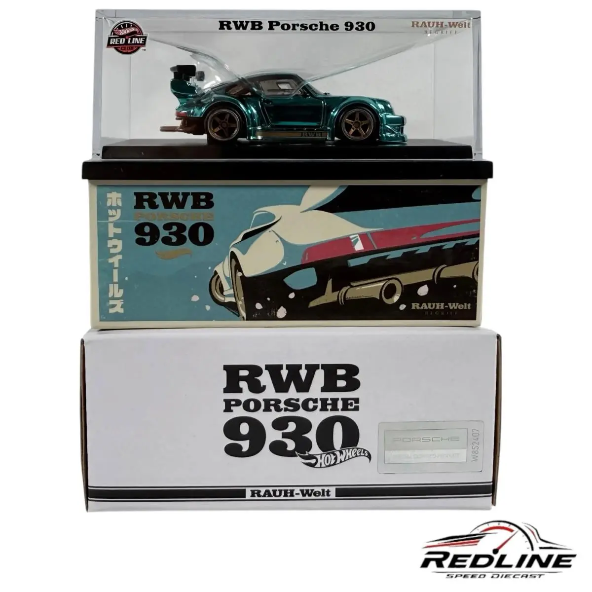Hot Wheels Rlc Rwb Porsche 930 Teal Spectraflame Collector Diecast Vehicle 1:64